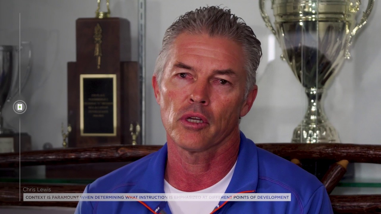 Chris Lewis - Coaching tennis at different points of development