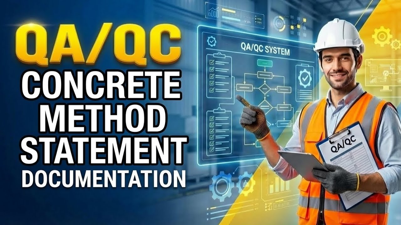 Method Statement for Concrete Works Explained | QA/QC Documents Series | Construction