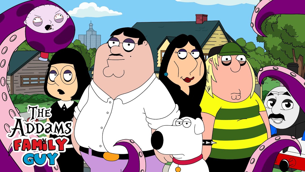 The Addams FAMILY GUY (Family Guy Parody Animation)