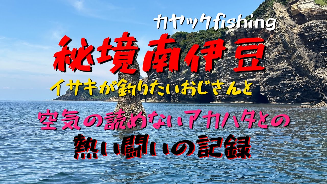 秘境南伊豆に現実逃避に来たおじさんがイサキを釣るまでの苦行釣行