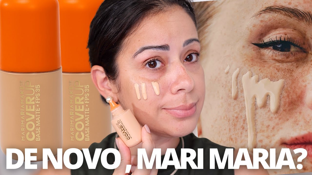 Testei a Nova Base Mari Maria Cover Up | Melhorou ou piorou ?