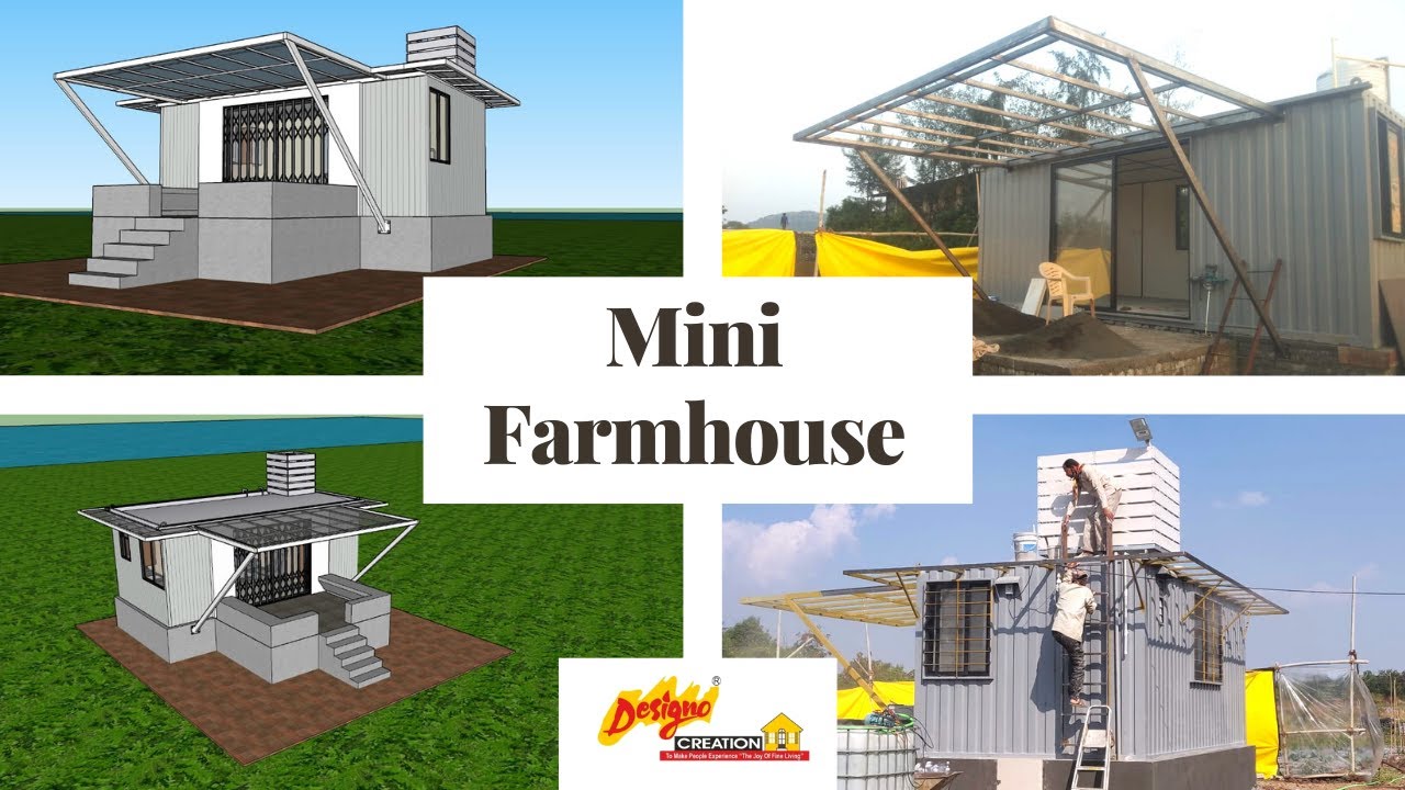Mini Farmhouse in a Container | Exterior & Interior | Designo Creation
