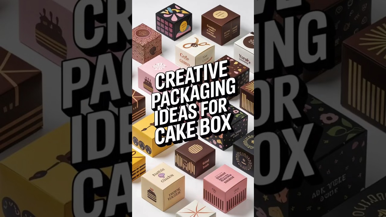 Creative Packaging Ideas for Cake Box #business #packaging