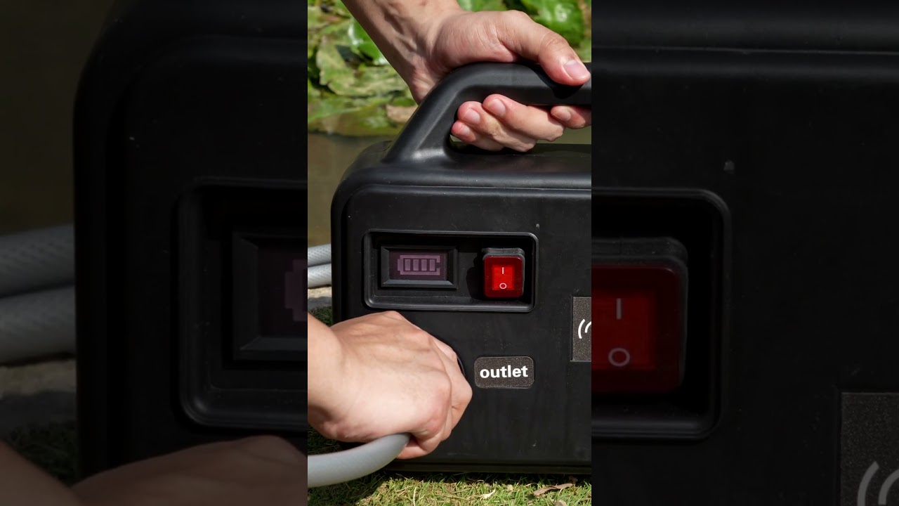 Portable Electric Water Transfer Pump. 