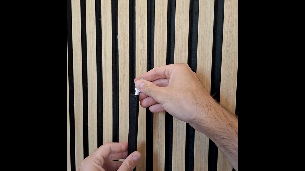 Kabel unsichtbar verstecken &ndash; genial einfacher Click-Hack | Kabelkanal f&uuml;r Akustikpaneele
