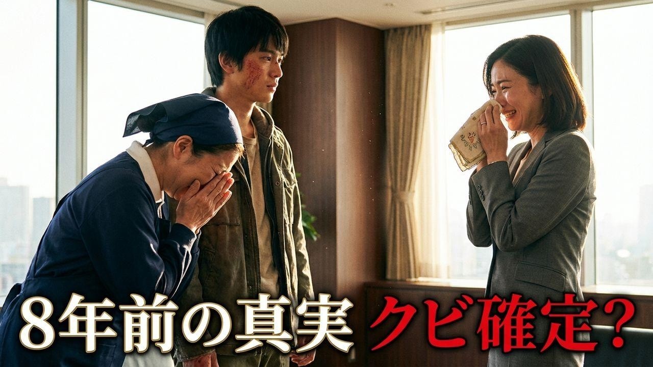 クビ覚悟の社長室。バケツの汚水をかけた母に令嬢が放った衝撃の一言