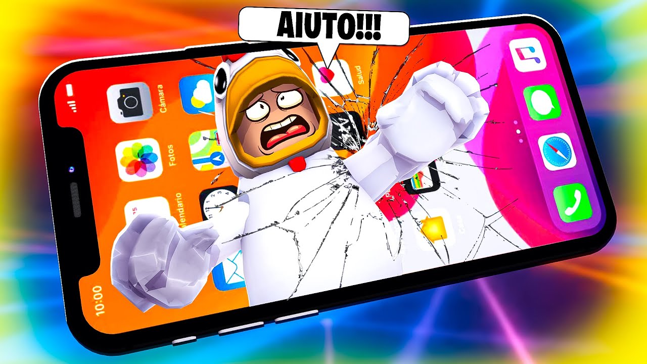 SCAPPIAMO DALLA PRIGIONE DEL CELLULARE SU ROBLOX!!