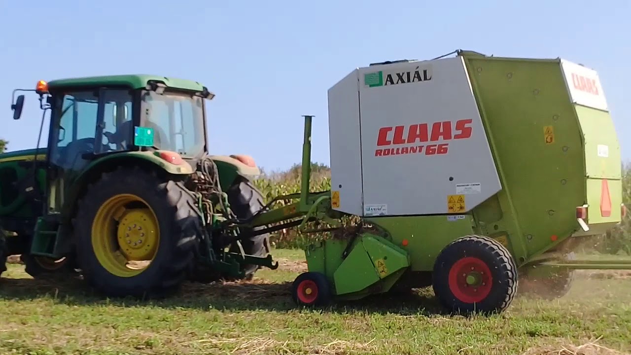 John Deere 6120 SE / Claas rollant 66