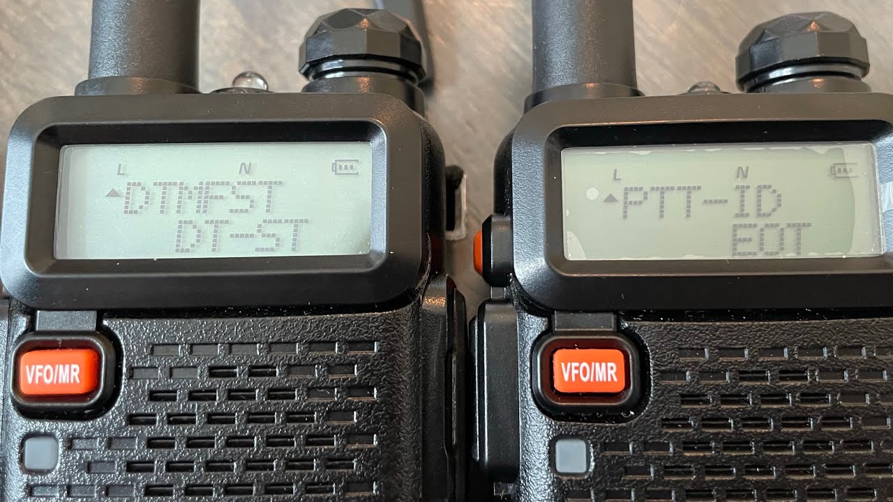 Baofeng Basics - UV-5R ANI DTMF Multi Tone Automatic Number Identification Demo [CHIRP Only Setting]