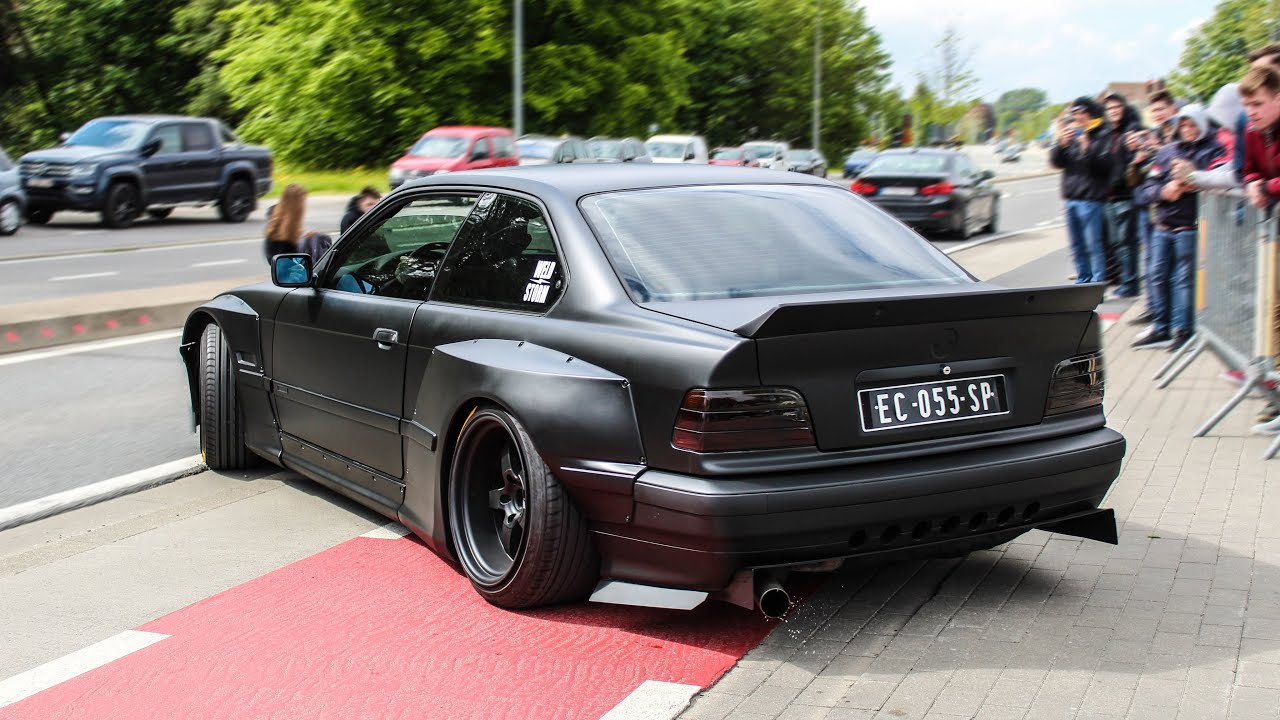 Lowered cars leaving a CarShow | Lay Low 2019