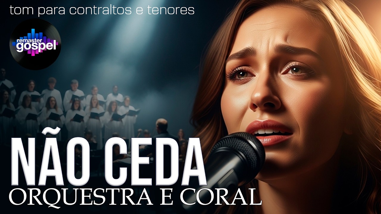 N&Atilde;O CEDA numa vers&atilde;o emocionante com ORQUESTRA e CORAL para CONTRALTOS e TENORES