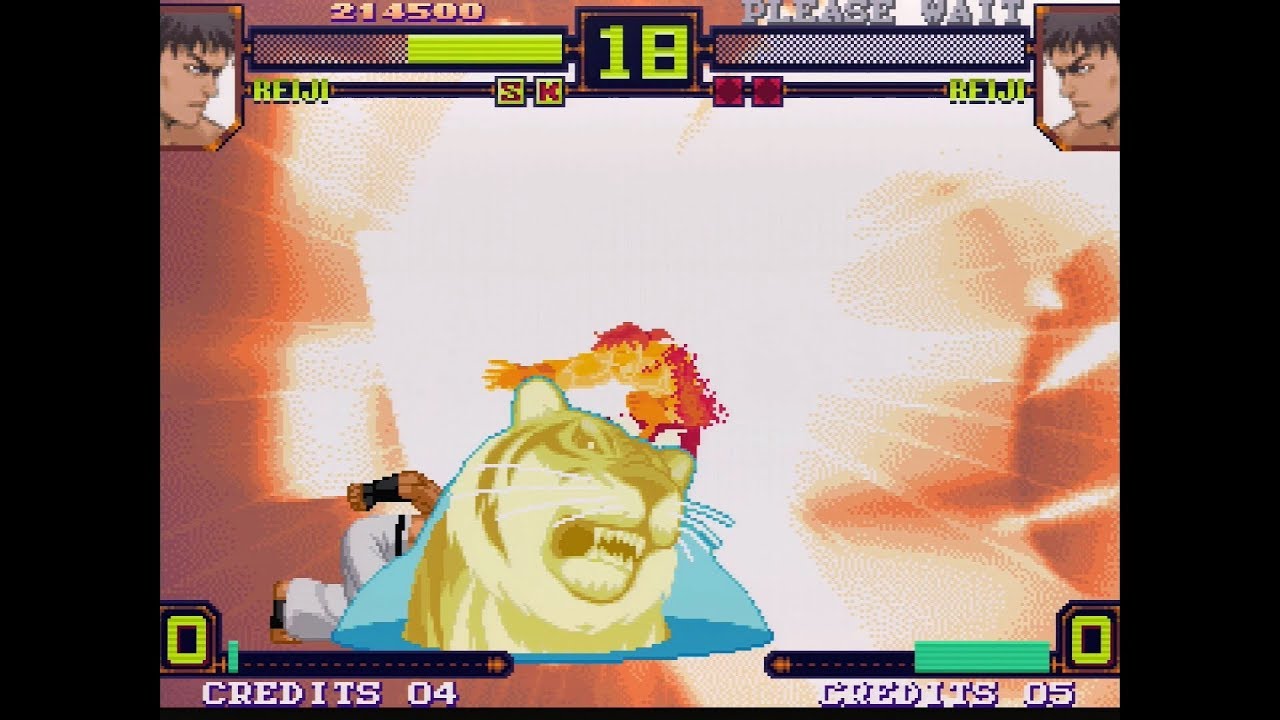 NeoSD Pro AES Matrimelee playing with Reiji/ Real Neo Geo OSSC + Framemeister