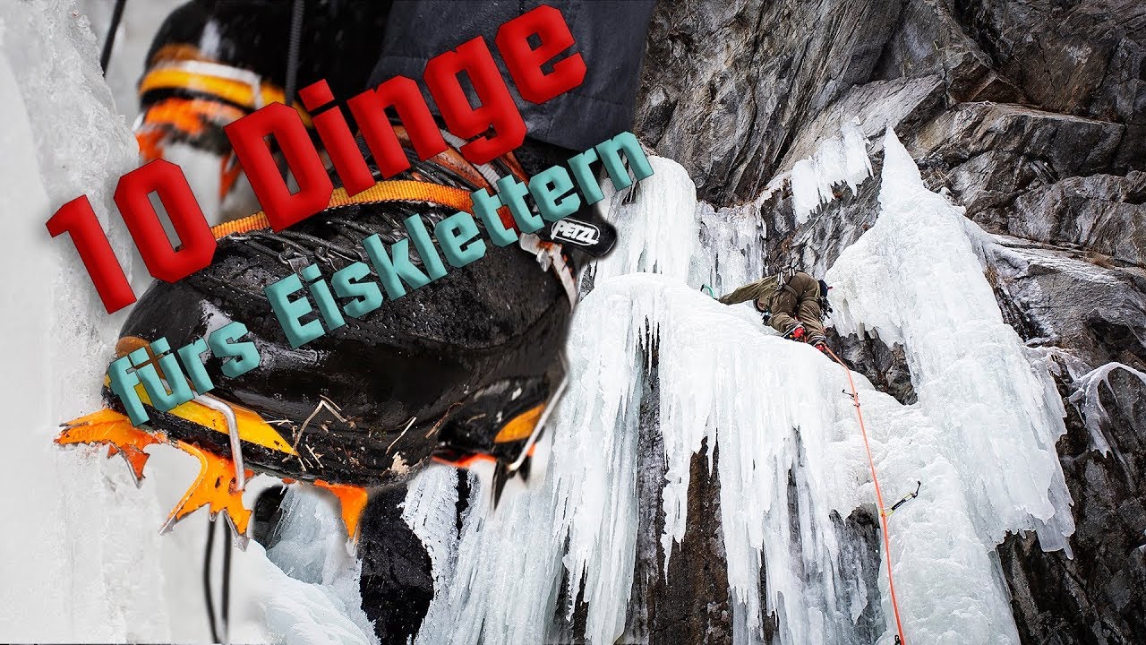 10 grundlegende Dinge für Eisklettern - Basics