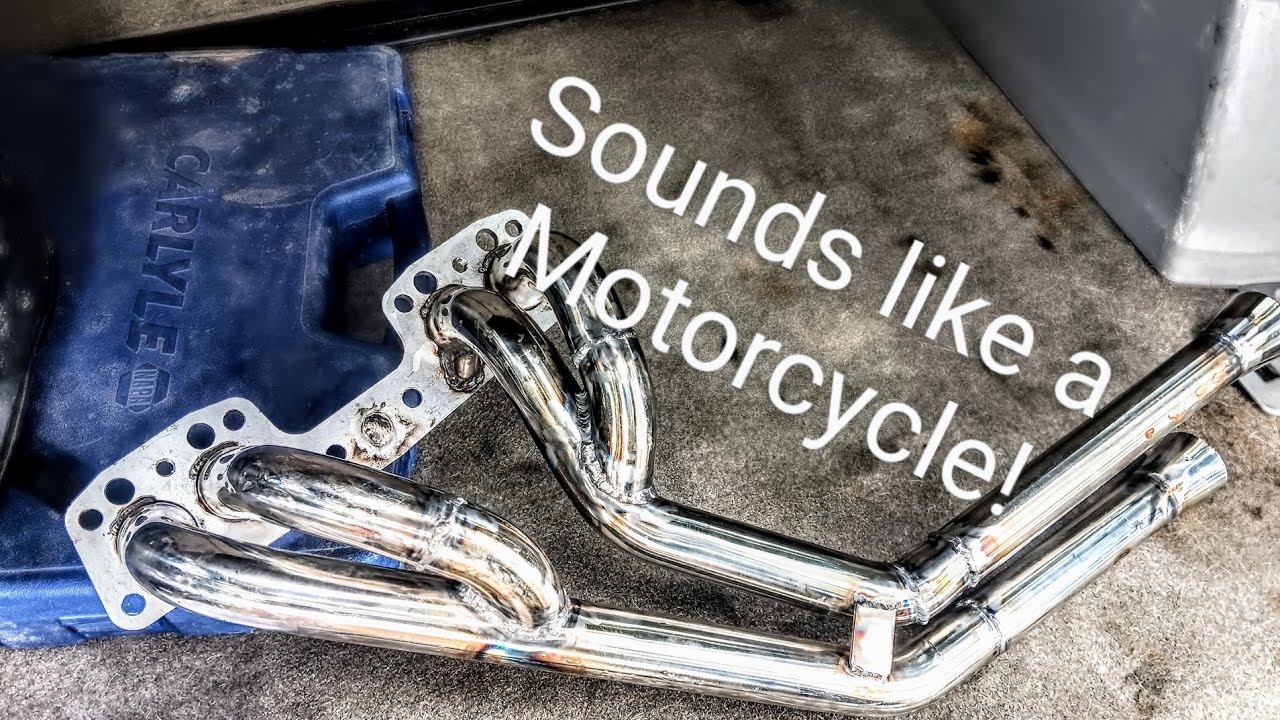 True DUAL exhaust on a 4 CYLINDER sounds like a Motorcycle (dirtbike mufflers)