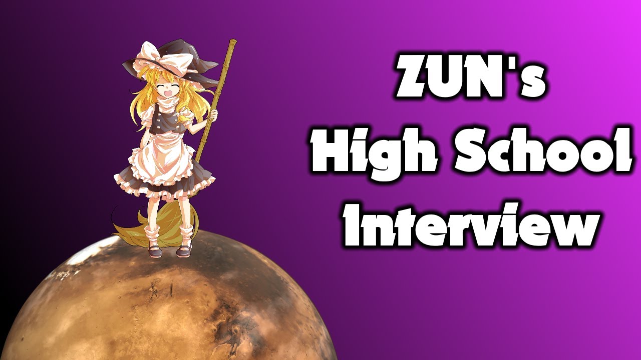 ZUN's High School Interview | Previously Unknown Touhou Info!