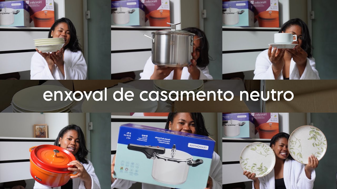 panelas e pratos - meu enxoval de casamento PARTE 3