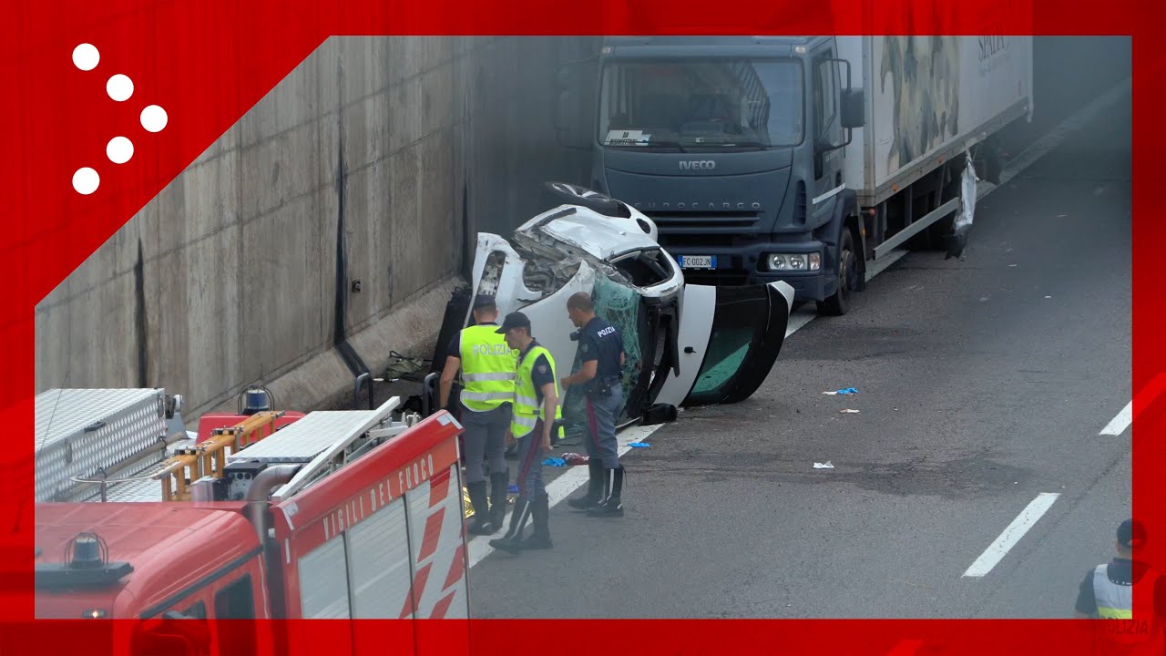 Due morti sulla A52.a Milano, i rilievi sul luogo dell'incidente