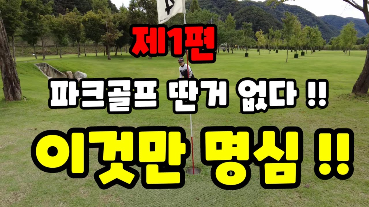 제1탄) 파크골프 잘치는 핵심요령/ 이것만 알면 여러분도 고수!!