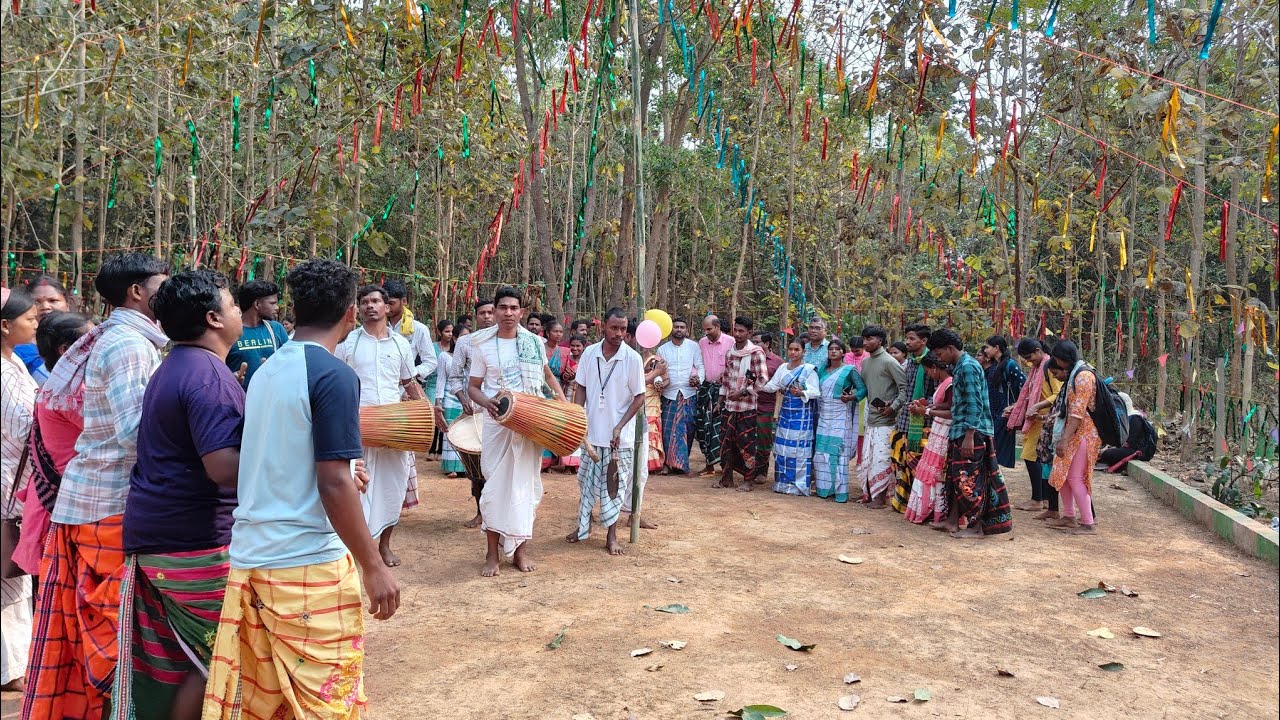 Bidu Chandan Puja Celebrated in MSCB University Baripada #santaliculture#santali#traditional