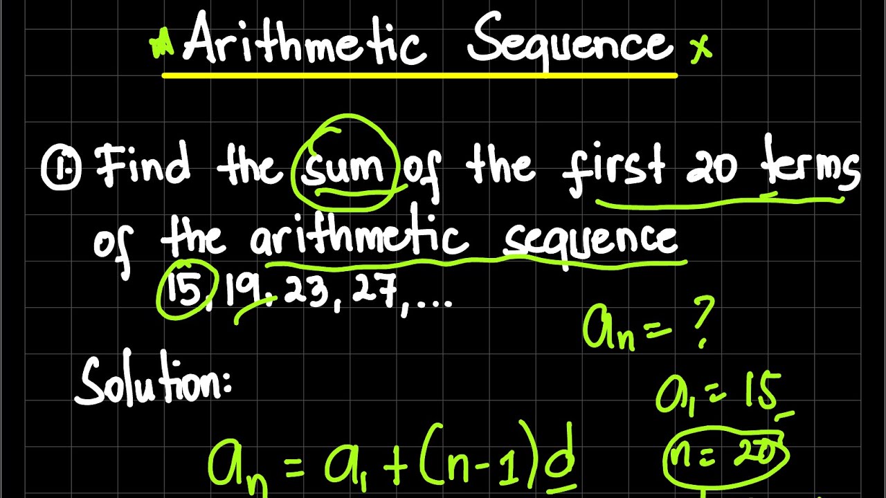 Sum of an Arithmetic Sequence