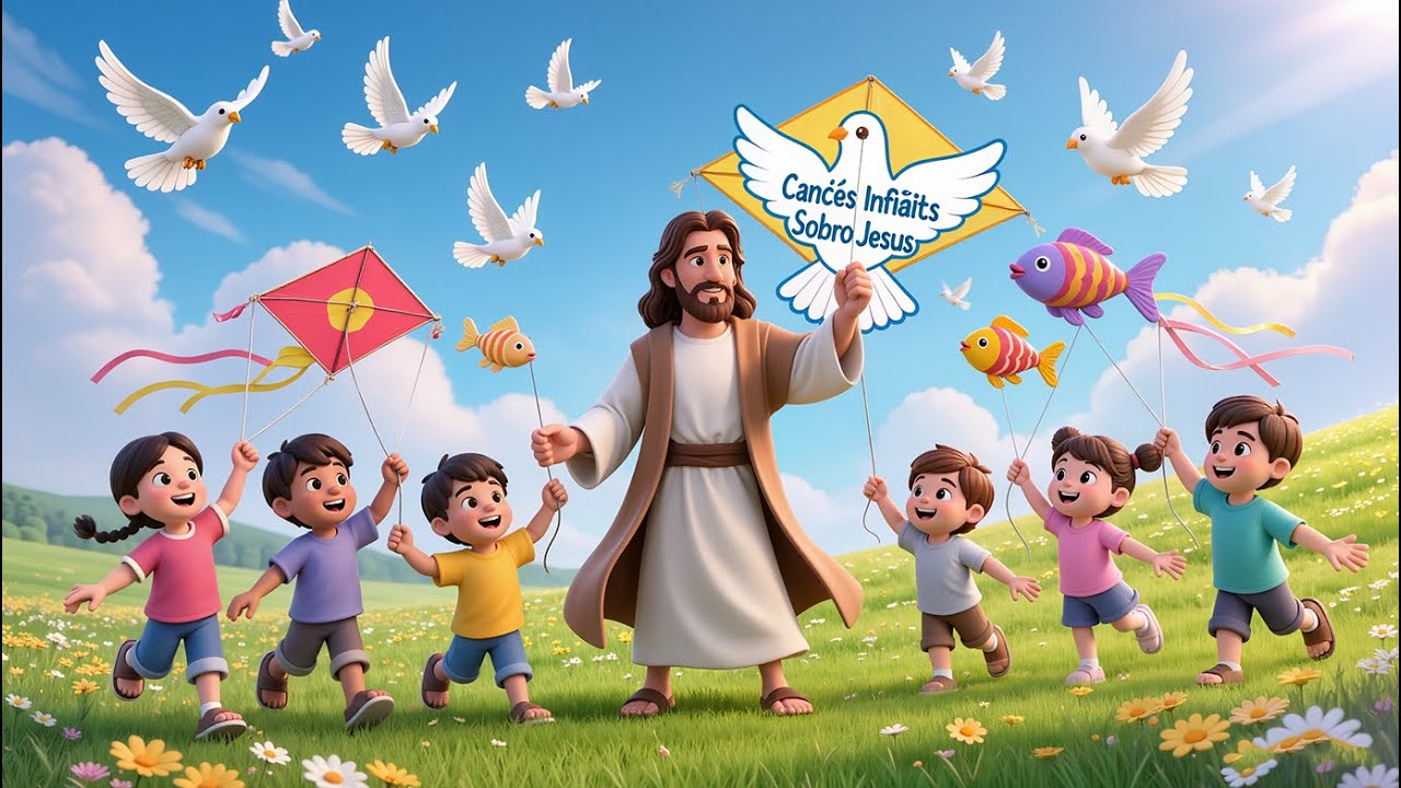 Canções cristãs para crianças louvarem Jesus com vozes fortes, passos gentis e amizade
