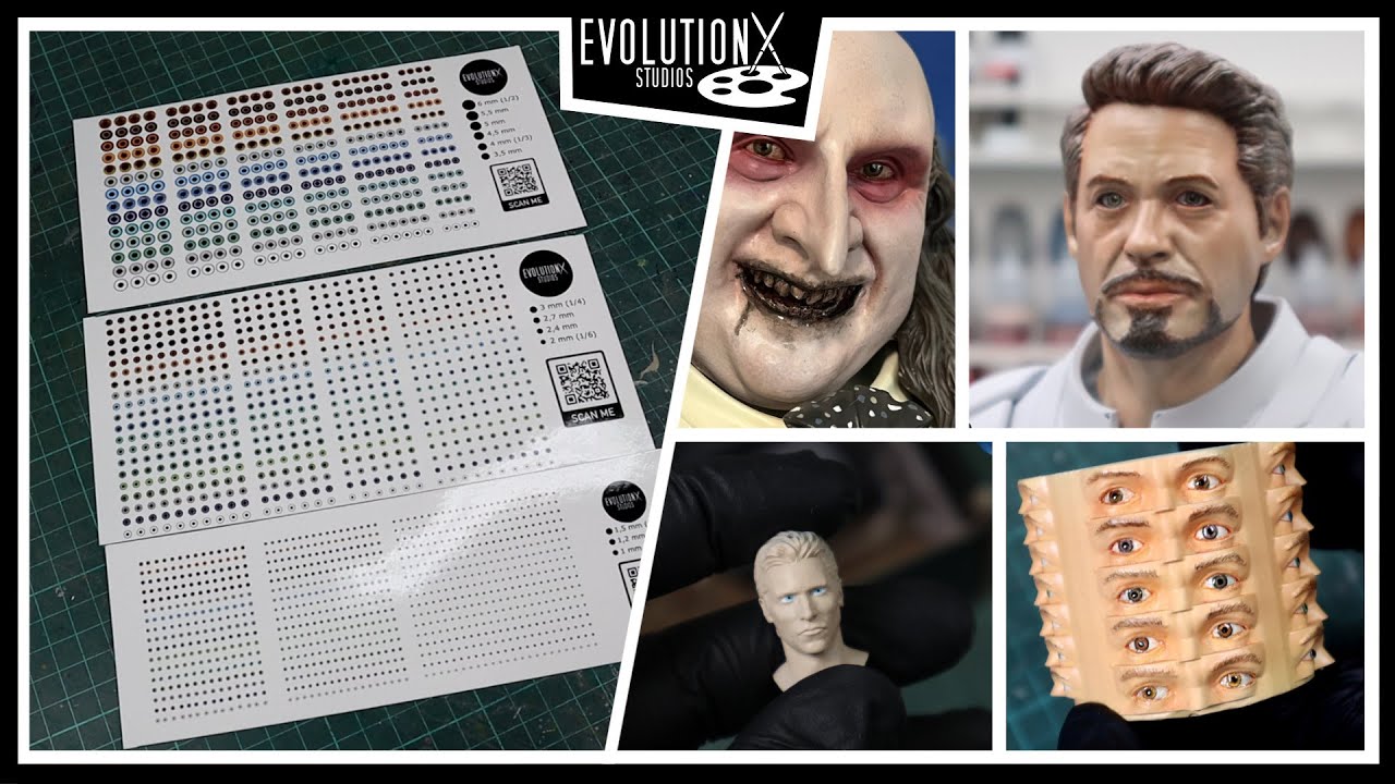 EvoLutionX Studios Eye Decals UPDATE Video With New Sizes