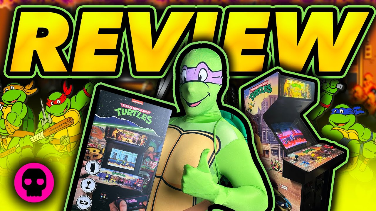 Numskull TMNT Quarter Arcade Machine Review!