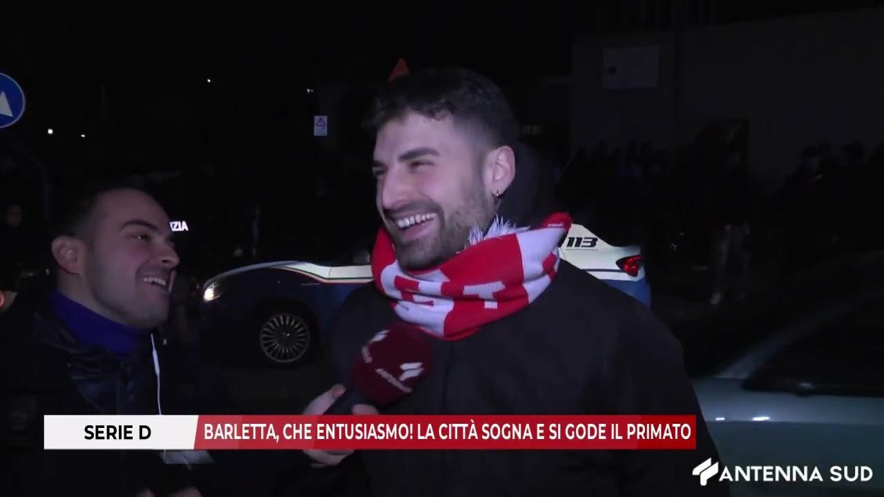 3 MARZO 2026 - SERIE D: BARLETTA, CHE ENTUSIASMO! LA CITTÀ SOGNA E SI GODE IL PRIMATO