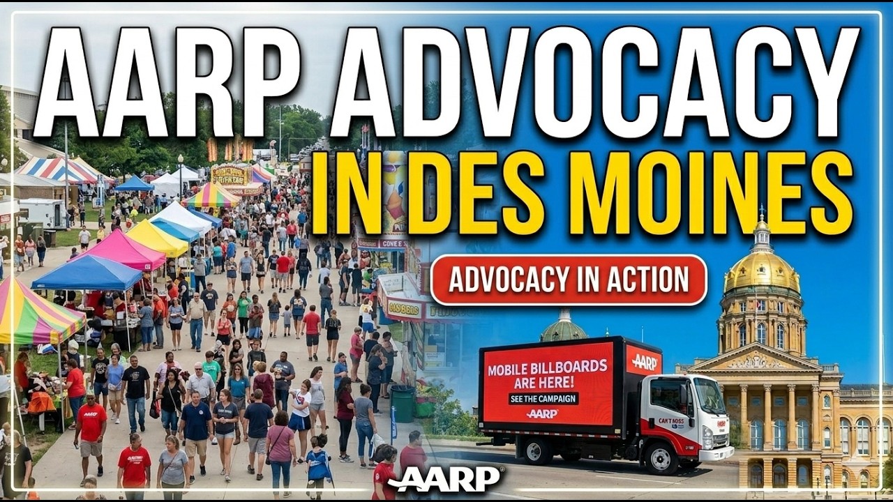 Mobile Billboard Campaign: AARP Advocacy in Des Moines | Can’t Miss US