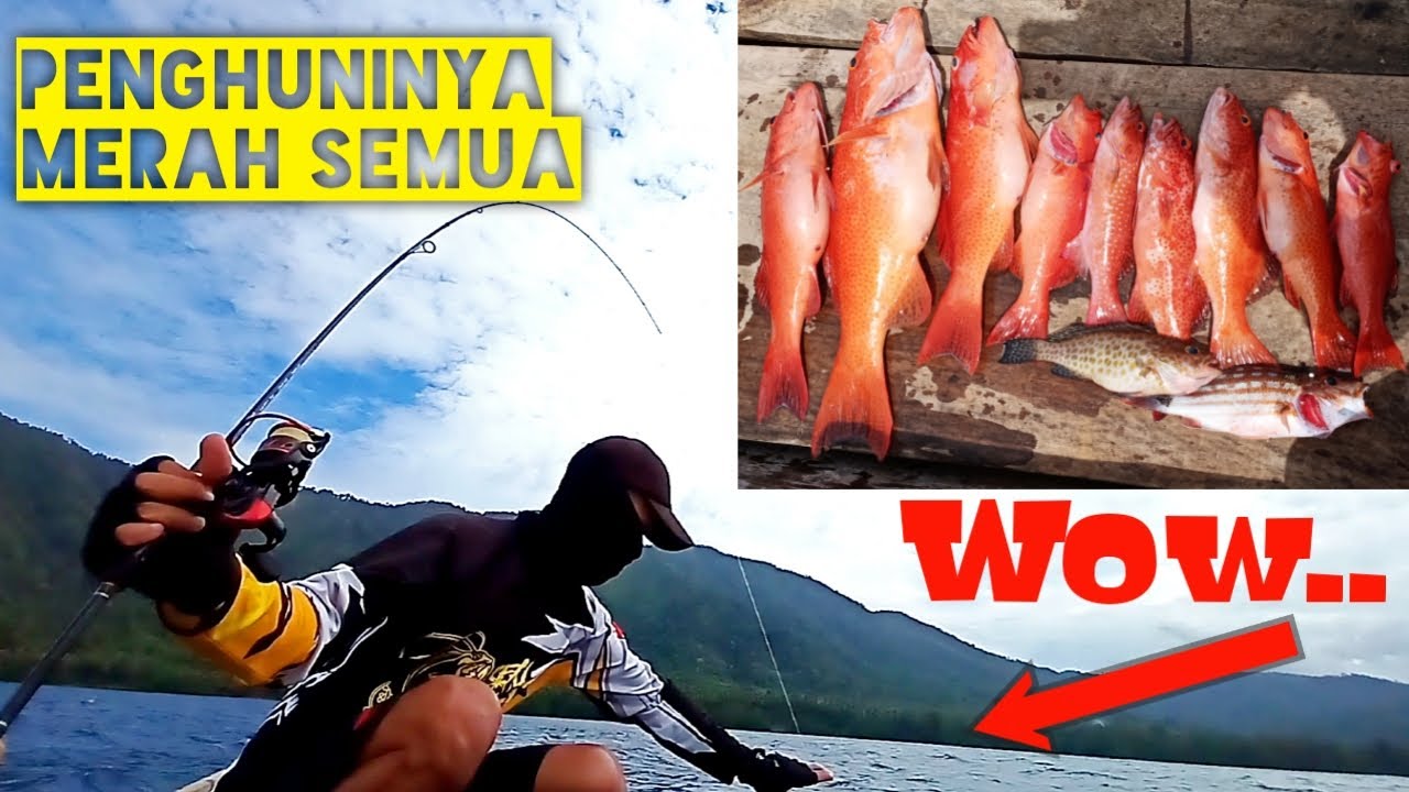 ULTRALIGHT JIGGING FISHING | Mancing kerapu sunu
