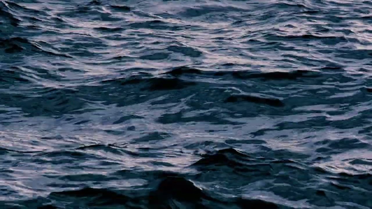 Mystic Lake Waves at Night: Captivating Darkness & Serene Nature Sounds