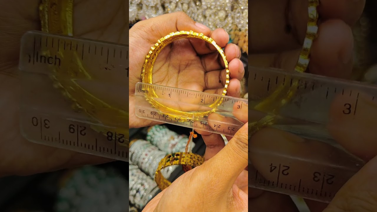 Churi size mapben ki kore /how to measure your bangle size? #tiktokbangladesh #jewellery #mirpur10