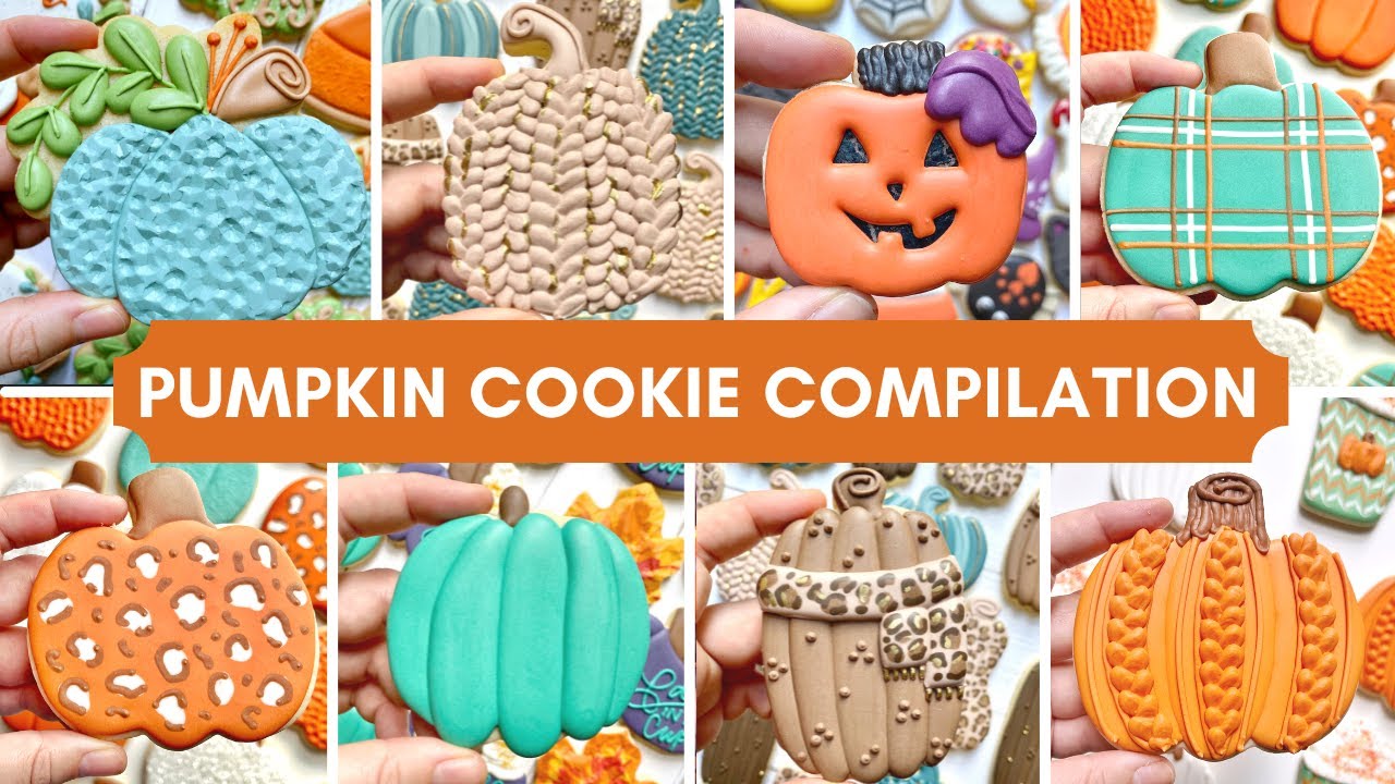 PUMPKIN COOKIES ~ every single pumpkin cookie I've made 🎃