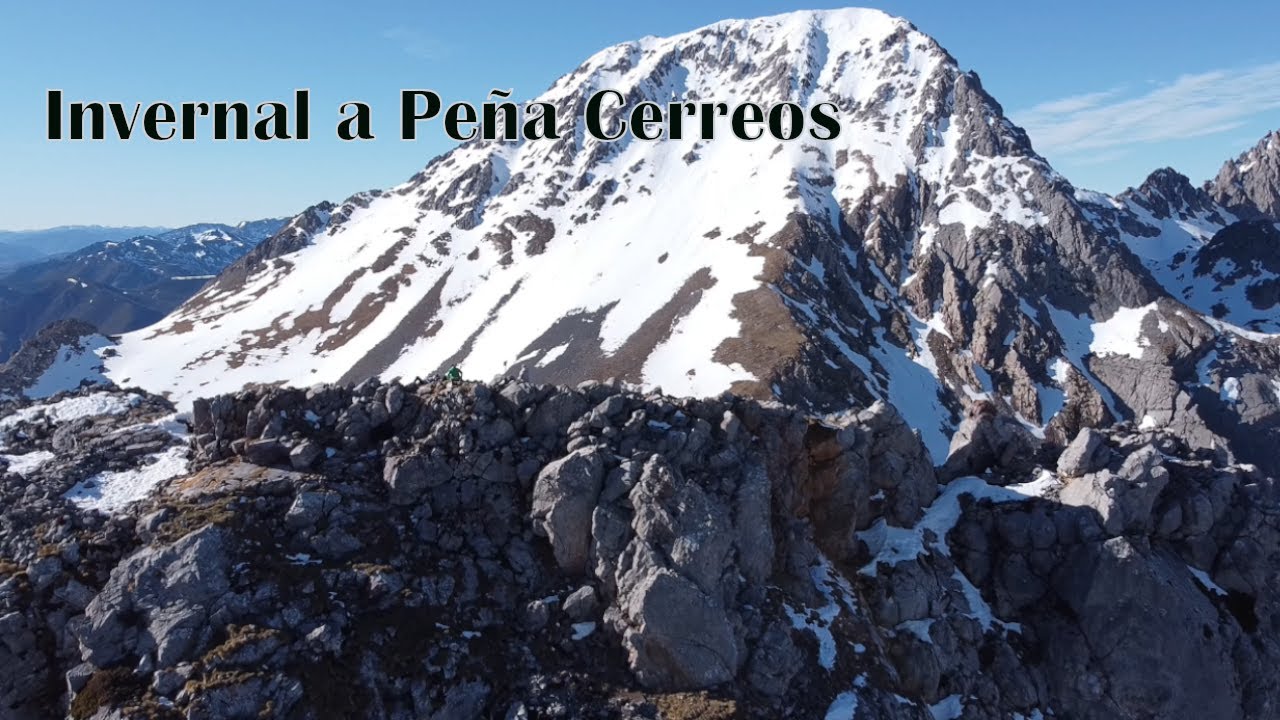 Invernal a Peña Cerreos. 2.111 m.a. Tuiza Arriba (Lena). Ubiñas. #montañasdeasturias #hikingasturias