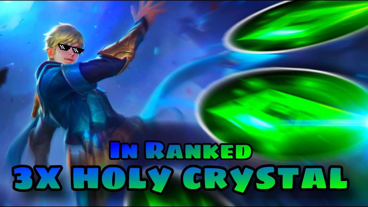 GLOBAL GUSION TRIES 3 X HOLY CRYSTAL BUILD! ~ 1000% BROKEN | CRAZY DAMAGE! - MLBB