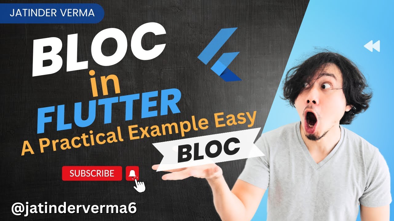 Bloc in Flutter Simple Example Practical - State Management Solution