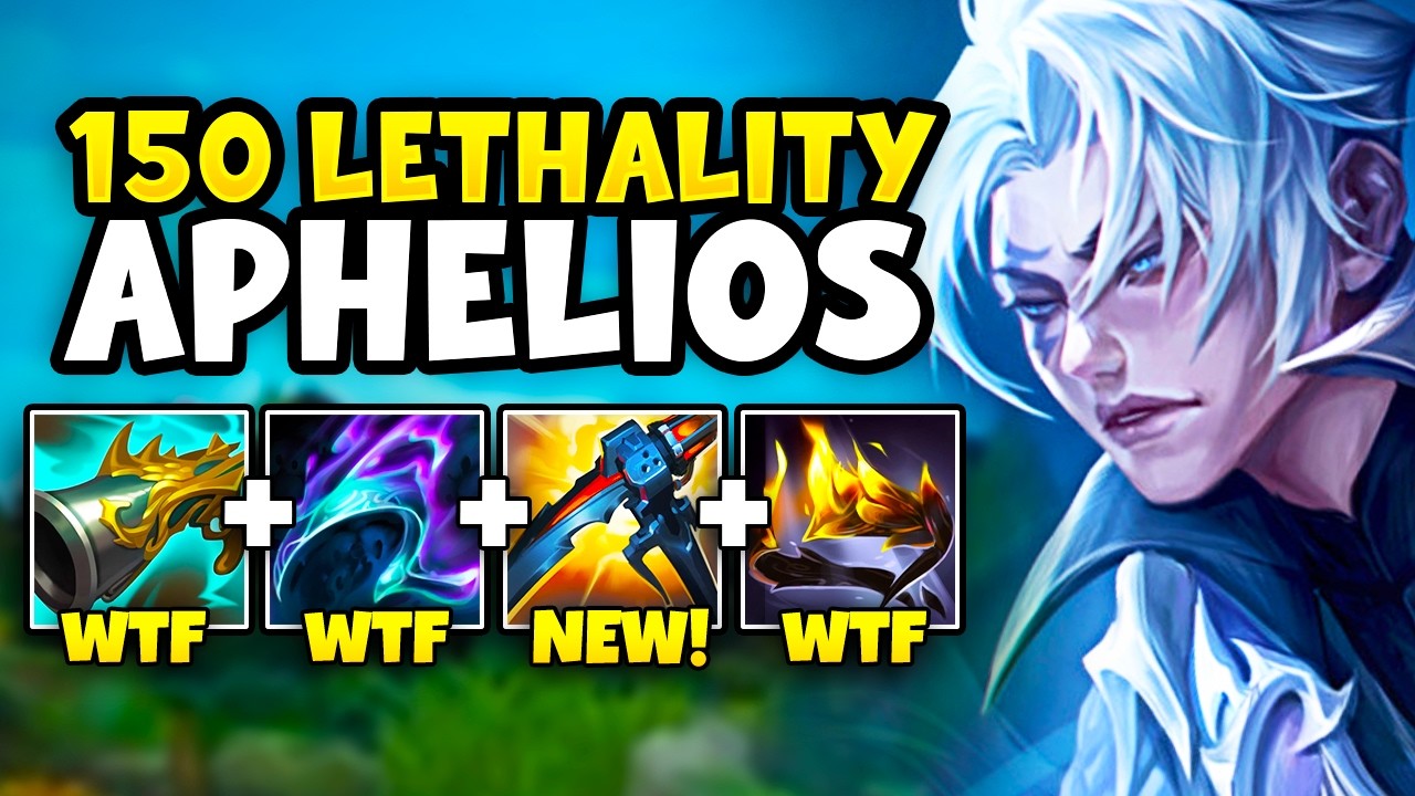 I BROKE THE APHELIOS LETHALITY WORLD RECORD! (150 LETHALITY = TRUE DAMAGE)