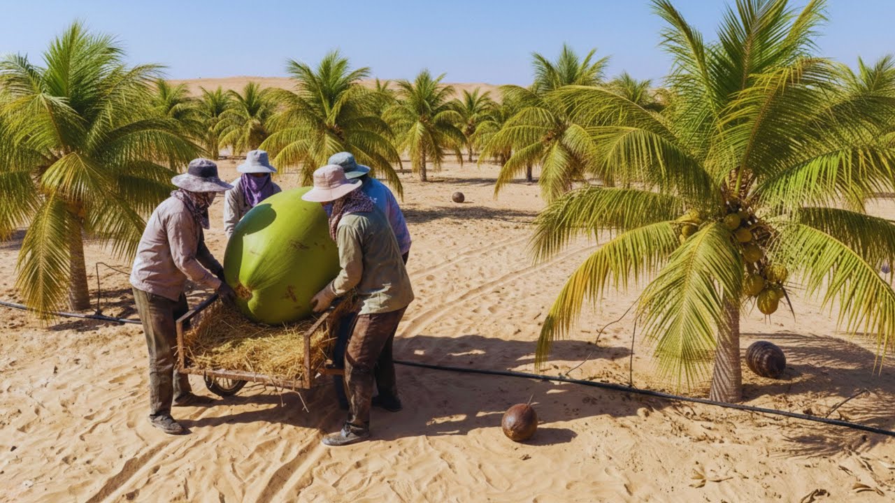 Proceso inteligente de cultivo de coco en Estados Unidos: cómo cultivan los estadounidenses