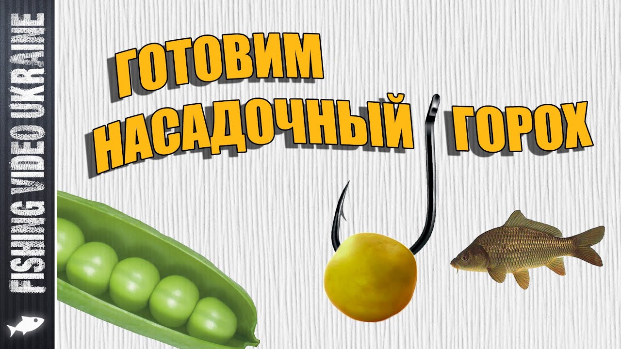 Насадочный горох для рыбалки (Карп, Лещ, Язь и др.) | Приготовление | 1080p | FishingVideoUkraine
