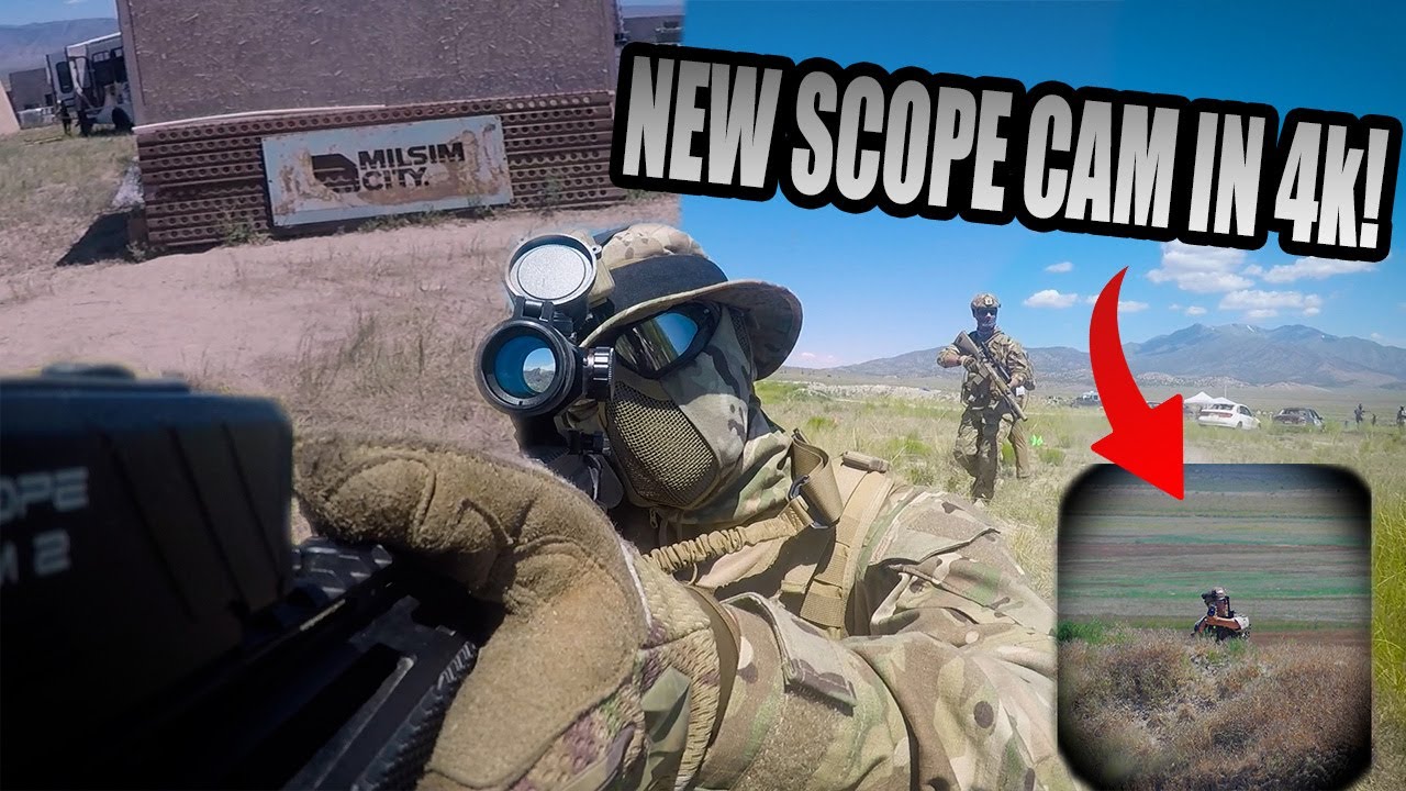 First Game With My Brand new SCOPE CAM RUN CAM 2 4K| Milsim city