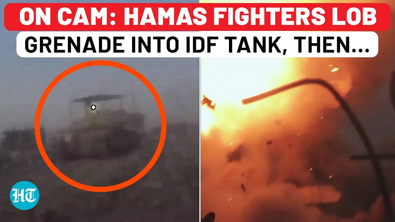 On Cam: Hamas Bleeds Israel, Four IDF Soldiers Killed After Grenade Explodes Inside Merakava Tank