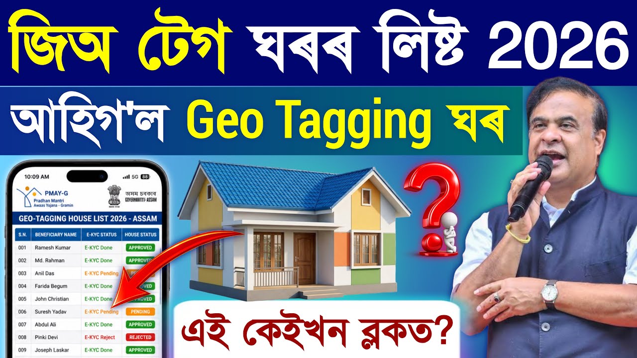 Geo tagging house list/jio tag house list/pmay jio tag house list 