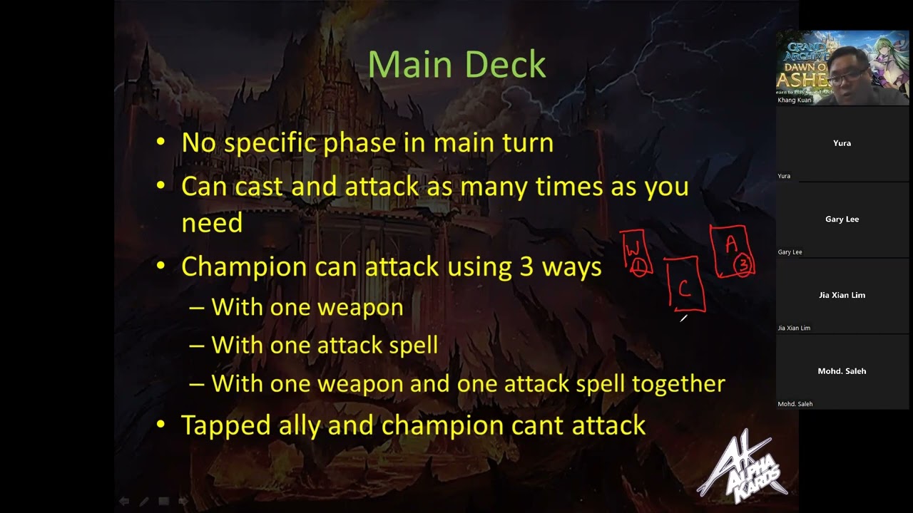 AK Grand Archive TCG Learn to Play Demo