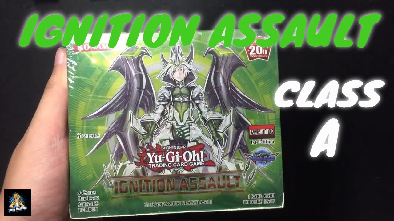 (IGNITION ASSAULT GREEN) Yugi-oh Unboxing Class A Cards (Fake BOOSTER BOX)