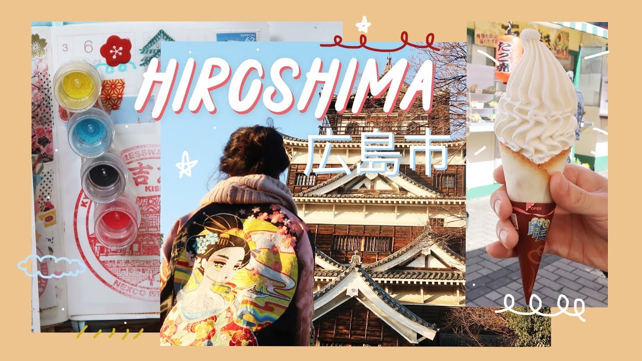 Japan Travel Vlog 4: Hiroshima Castle + Okonomiyaki + Hobonichi Techo With Me 🌸