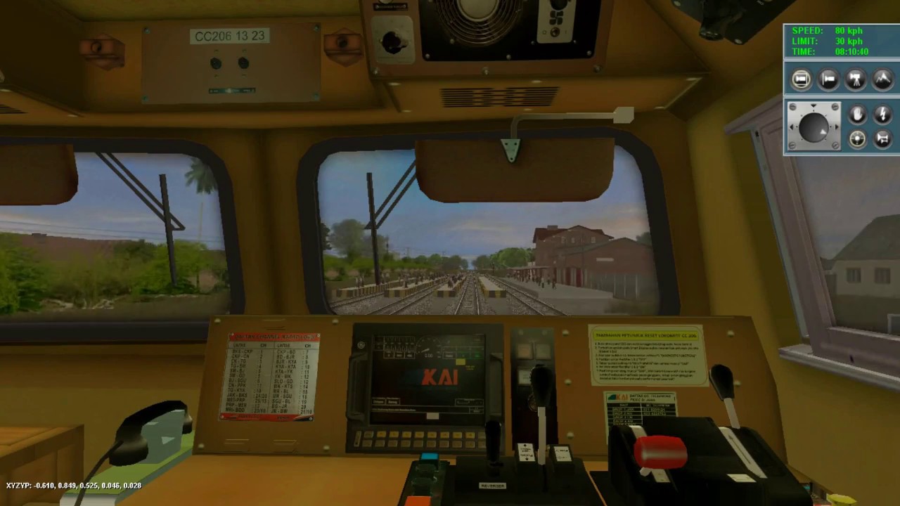 Trainz Simulator Indonesia - Suara Radio lokomotif CC 206