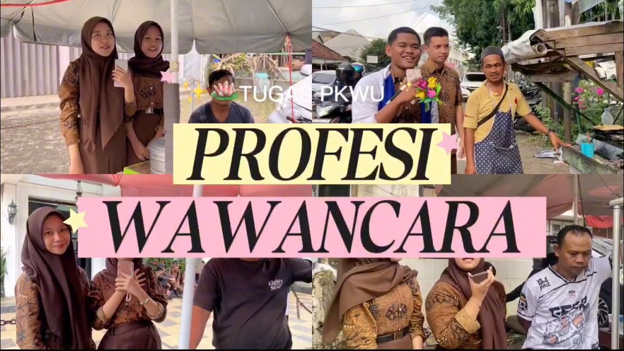 🥤🖇️TUGAS PKWU [ WAWANCARA PROFESI ] - PEDAGANG KAKI 5 ✨🍽️