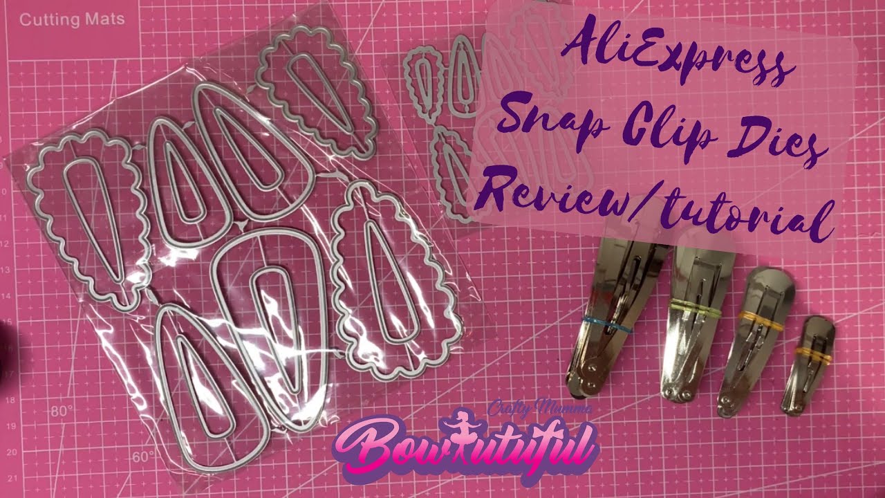 AliExpress Snap Clips Die review /tutorial! How to make hair bows. DIY hair bows tutorial  🎀 laços