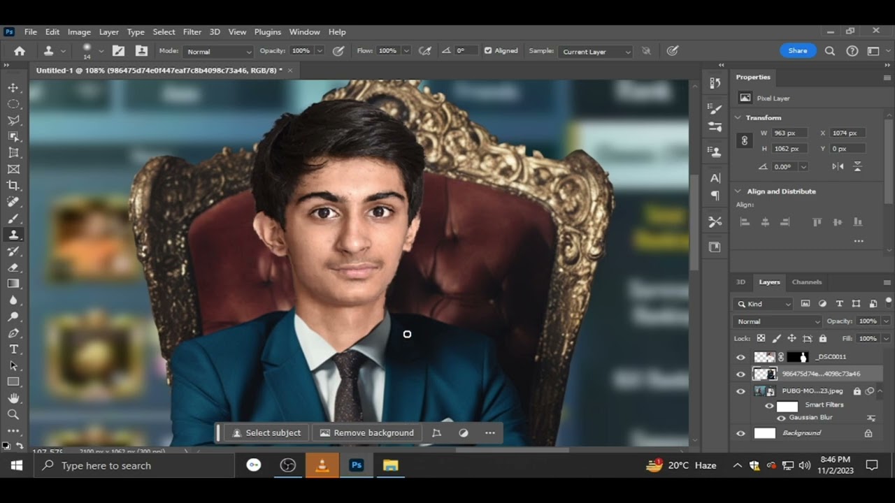 HOW TO MAKE OP THUMBNAIL IN #photoshop IN 5 MIN #photoshop_tutorial
