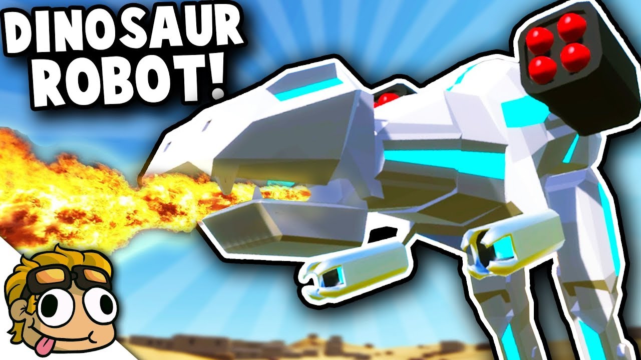 SUPER DINOSAUR ROBOT MECH! | Ravenfield Mech Mod Gameplay